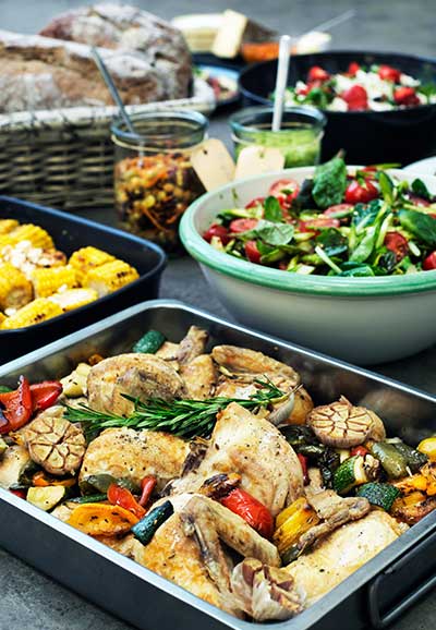 Frokost fra Jordomrejsen by Food & Co.
